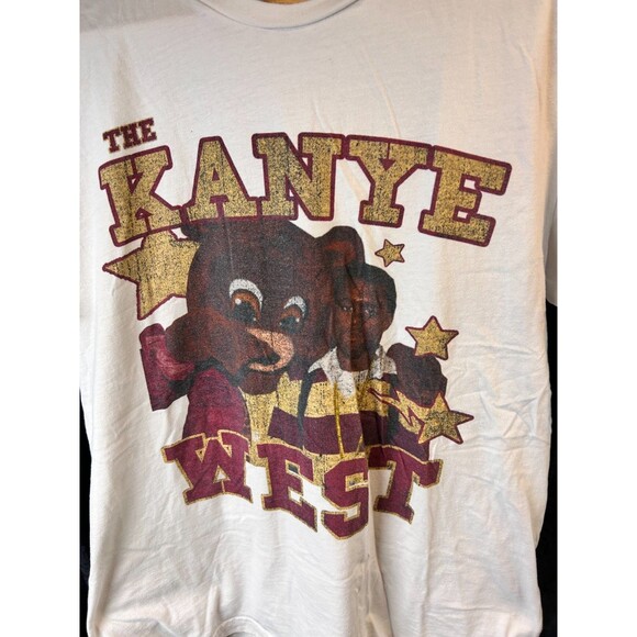 Kanye West College Dropout Bear Tee Vintage Style L - Picture 8 of 8
